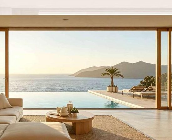 96 Aluminum-Clad Wooden Door installation